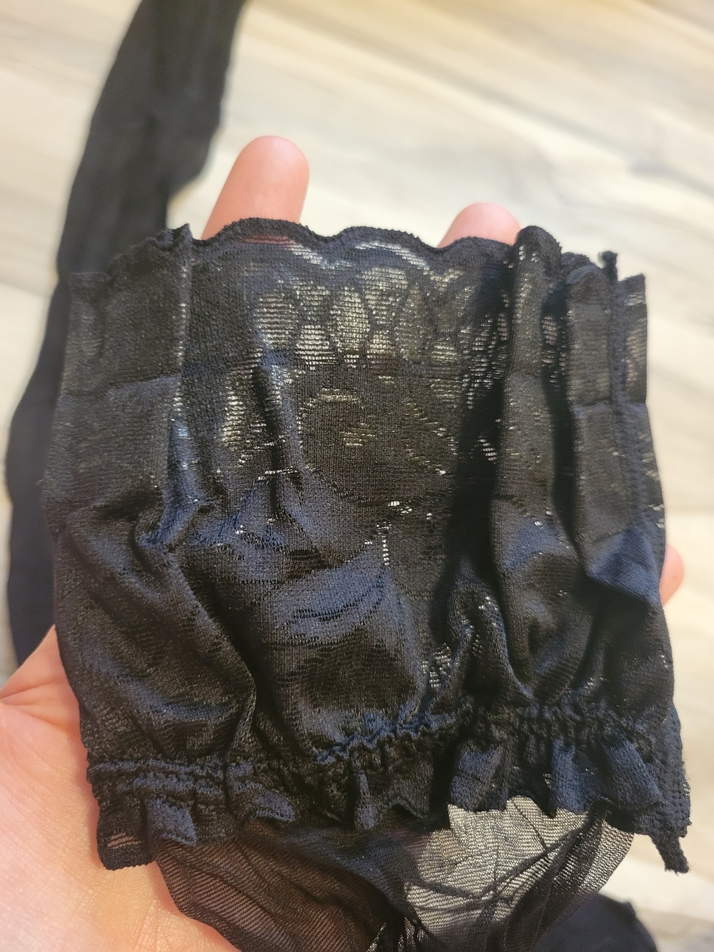 SHEIN Black Lace Longline Intimates Set - Picture 6 of 10
